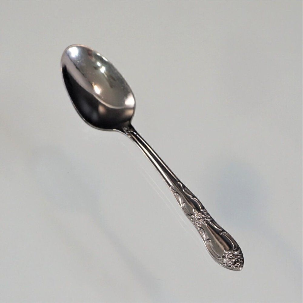 Venus Stainless by Oneida Silver Teaspoon ONEIDACRAFT Flatware Discontinued